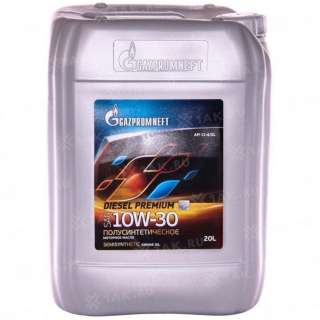 Масло моторное Gazpromneft Diesel Premium 10W-30, 20л, Россия