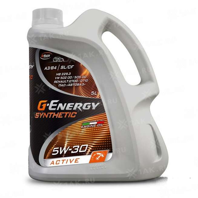 Масло моторное G-Energy Synthetic Active 5W-30, 5л, Россия 0