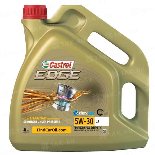 Масло моторное Castrol EDGE 5W-30 C3, 4 л 0