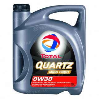 Масло моторное TOTAL QUARTZ INEO FIRST 0W-30, 5 л