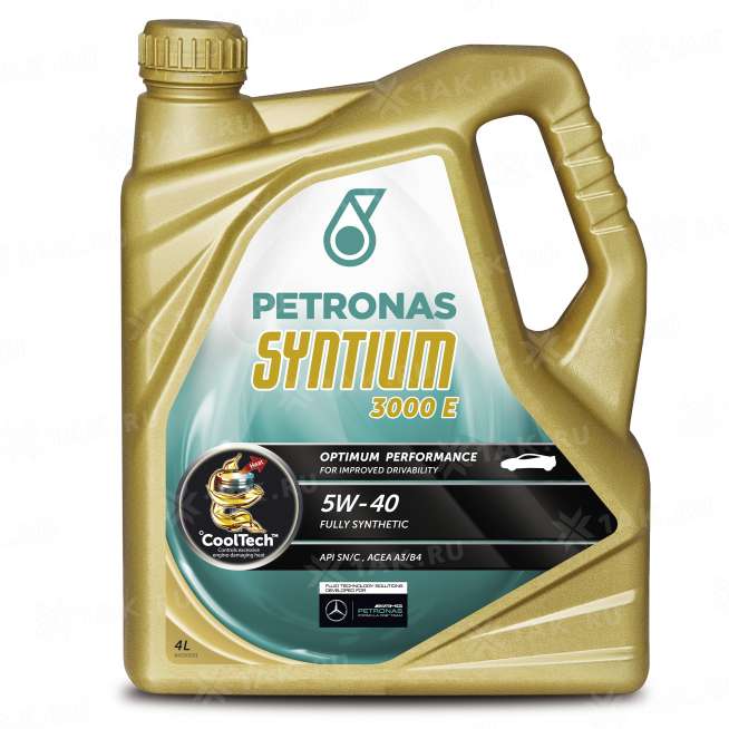 Масло моторное Petronas SYNTIUM 3000 E 5W-40 4л. 0