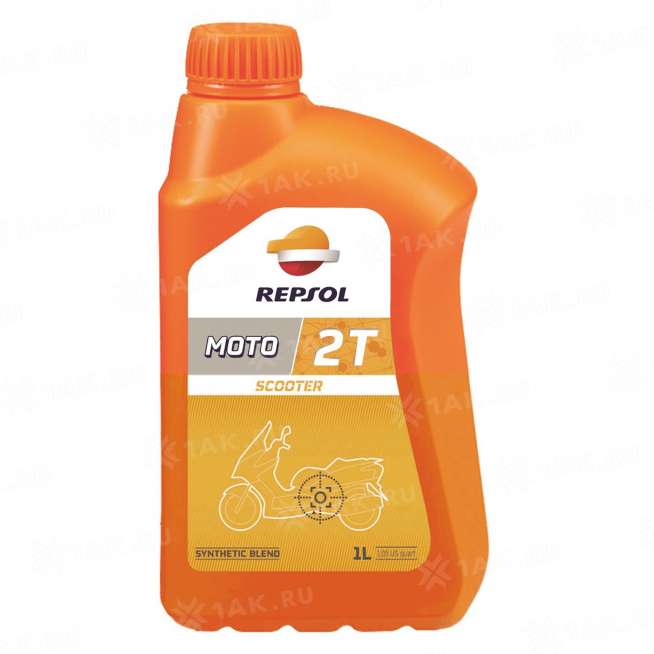 Масло моторное Repsol Moto Scooter 2T, 1л 0