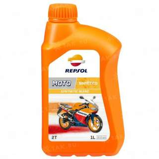 Масло моторное Repsol Moto Sintetico 2T, 1л