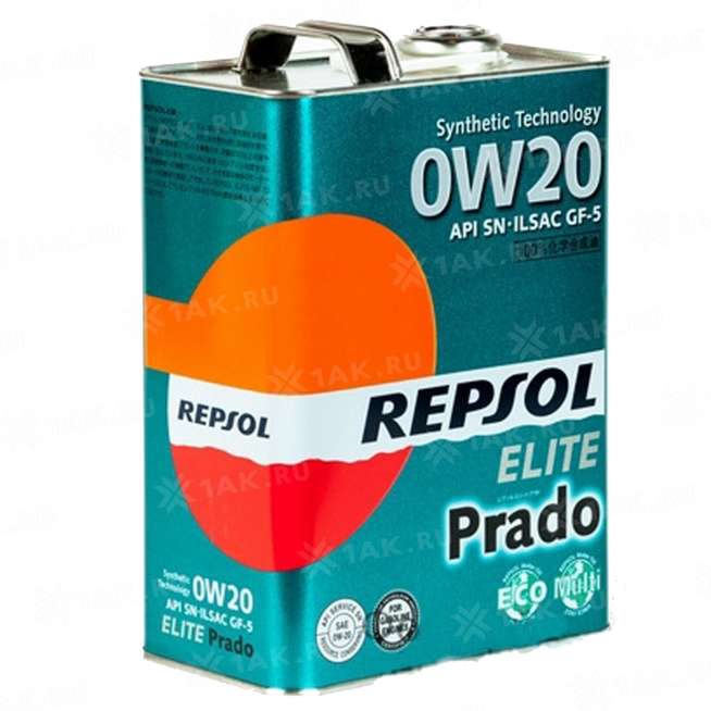 Масло моторное Repsol ELITE PRADO 0W20, 4 л 0