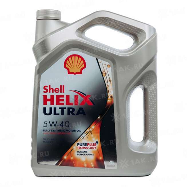 масло моторное Shell Helix Ultra 5W-40 API SN, SN PLUS; ACEA A3/B3, A3/B4; 4л 0