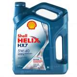 Масло моторное Shell Helix HX7 5W-40 API SN/CF; ACEA A3/B3, A3/B4; 4л