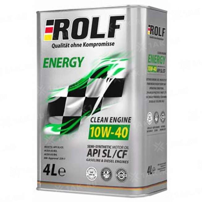 Масло моторное Rolf Energy SAE 10W40 API SL/CF  4 л "4" 0