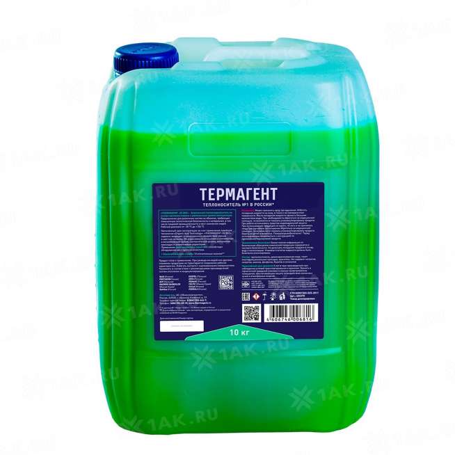 Теплоноситель THERMAGENT -30, 10 кг зеленый 0