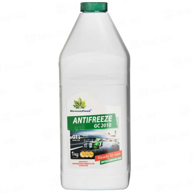 Антифриз готовый к применению GreenCool Antifreeze GC2010 зеленый, 1кг, Беларусь 0