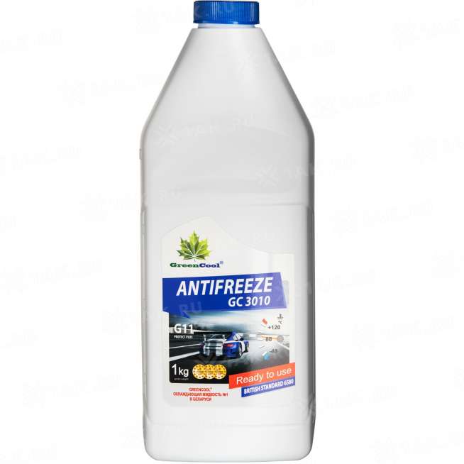 Антифриз готовый к применению GreenCool Antifreeze GC3010 синий, 1кг, Беларусь 0