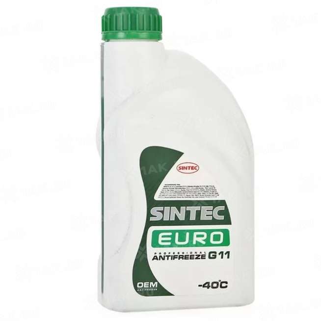Охлаждающая жидкость антифриз Sintec Euro, 1кг, Россия 0
