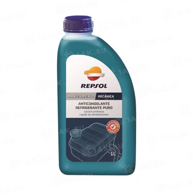 Антифриз синий Repsol Moto Coolant Antifreeze 50% , 1л. 0