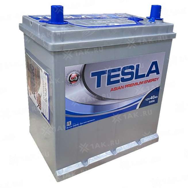 Аккумулятор TESLA ASIAN PREMIUM ENERGY (40 Ah, 12 V) Обратная, R+ B19 арт.TSA-40.0 0
