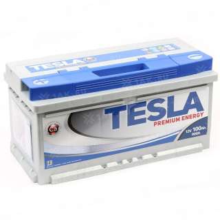 Аккумулятор TESLA PREMIUM ENERGY (100 Ah, 12 V) Прямая, L+ L5 арт.TSL100.1