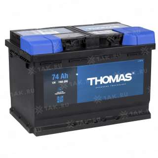 Аккумулятор THOMAS (74 Ah, 12 V) R+ L3 арт.627203