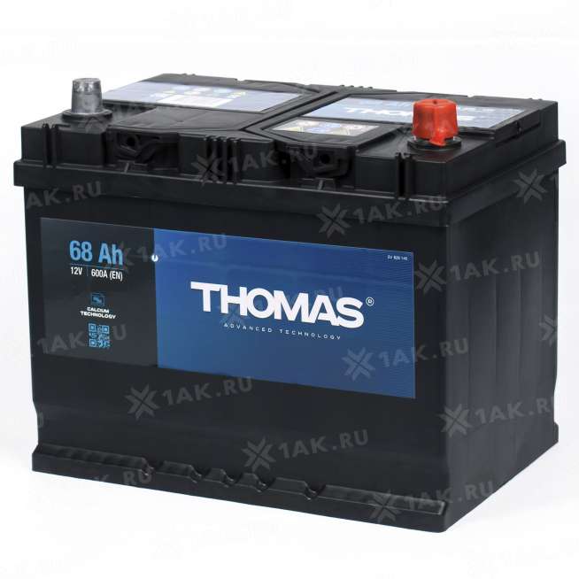 Аккумулятор THOMAS (68 Ah, 12 V) Обратная, R+ D26 арт.627200 2