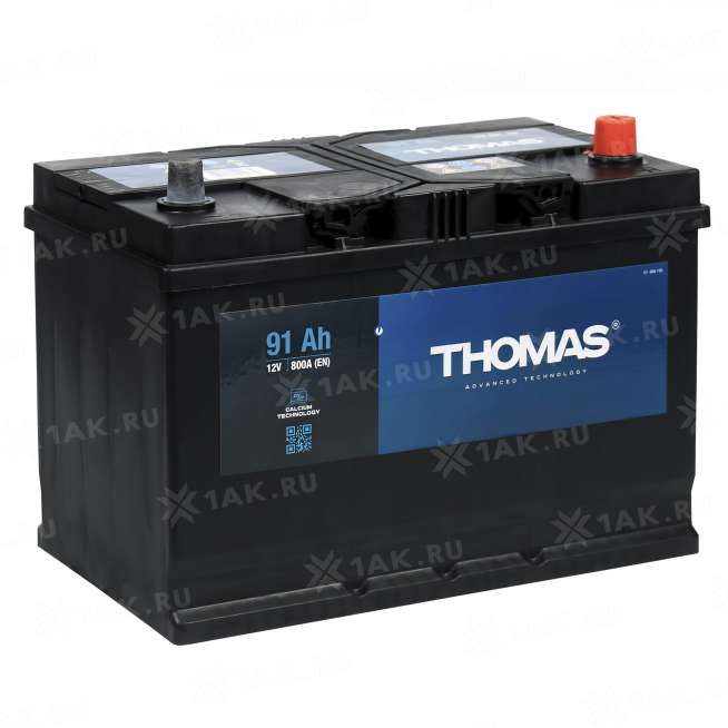 Аккумулятор THOMAS (91 Ah, 12 V) Обратная, R+ D31 арт.627205 3