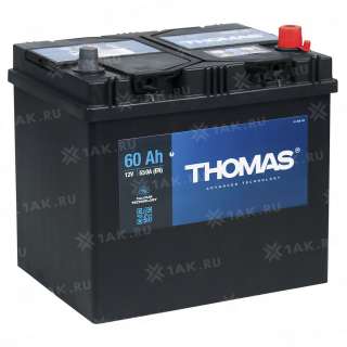 Аккумулятор THOMAS (60 Ah, 12 V) Обратная, R+ D23 арт.627198