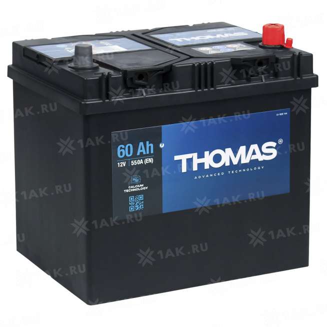 Аккумулятор THOMAS (60 Ah, 12 V) Обратная, R+ D23 арт.627198 0