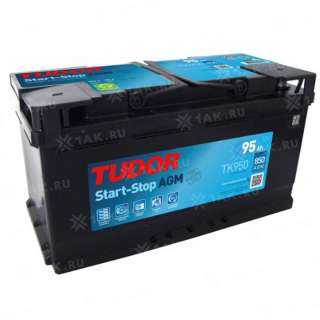 Аккумулятор TUDOR Start-Stop AGM (95 Ah, 12 V) Обратная, R+ L5 арт.TK950