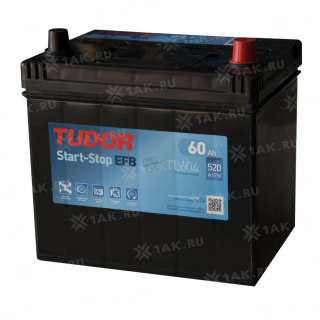 Аккумулятор TUDOR Start-Stop EFB (60 Ah, 12 V) Обратная, R+ D23 арт.TL604