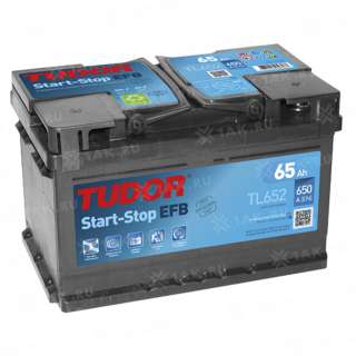 Аккумулятор TUDOR Start-Stop EFB (65 Ah, 12 V) Обратная, R+ LB3 арт.TL652