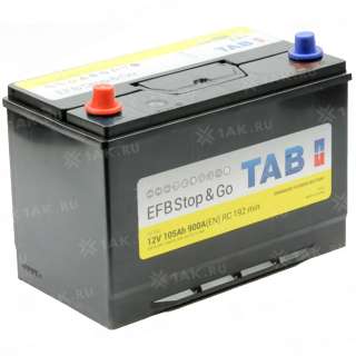 Аккумулятор TAB EFB Stop&amp;Go (105 Ah, 12 V) L+ D31 арт.212105/60519 SMF