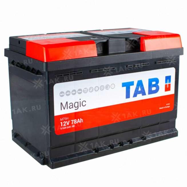 Аккумулятор TAB Magic (78 Ah, 12 V) Обратная, R+ L3 арт.189080/57549 SMF 0