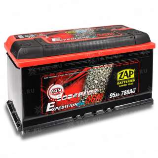 Аккумулятор ZAP EXPEDITION AGM (95 Ah, 12 V) Обратная, R+ L5 арт.595 02