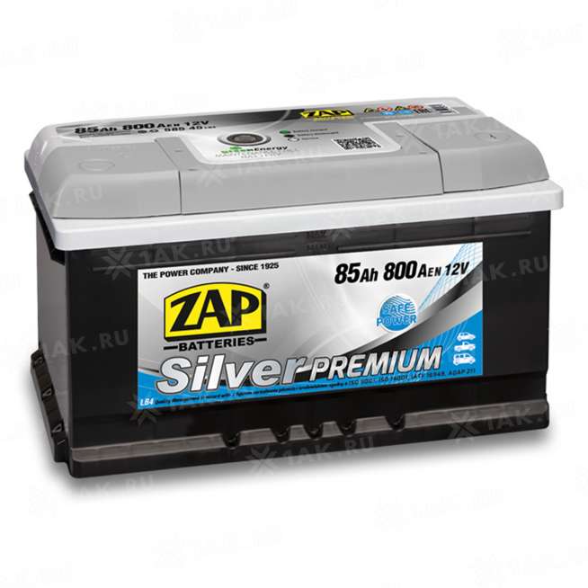 Аккумулятор ZAP PREMIUM (85 Ач, 12 V) Обратная, R+ LB4 арт.585 45 0