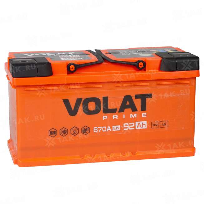 Аккумулятор VOLAT Prime (92 Ah, 12 V) Обратная, R+ L5 арт.VS920 0