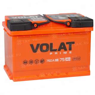 Аккумулятор VOLAT Prime (75 Ah, 12 V) L+ L3 арт.VS751