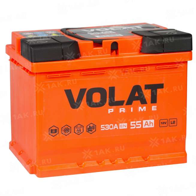 Аккумулятор VOLAT Prime (55 Ah, 12 V) Обратная, R+ L2 арт.VS550 0