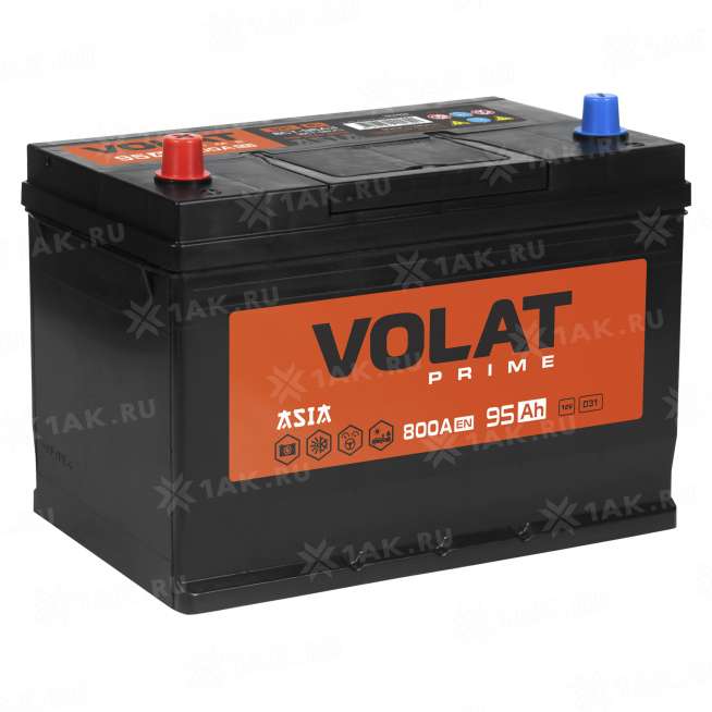 Аккумулятор VOLAT Prime Asia (95 Ah, 12 V) Прямая, L+ D31 арт.VSA951 0