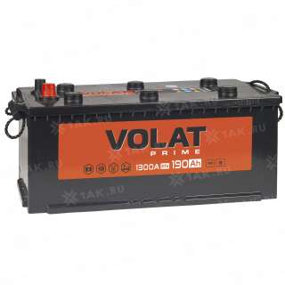 Аккумулятор VOLAT Prime Professional (190 Ah, 12 V) Прямая, L+ D05 арт.VST1903F