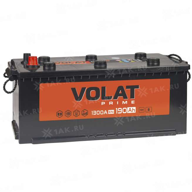 Аккумулятор VOLAT Prime Professional (190 Ah, 12 V) Прямая, L+ D05 арт.VST1903F 0