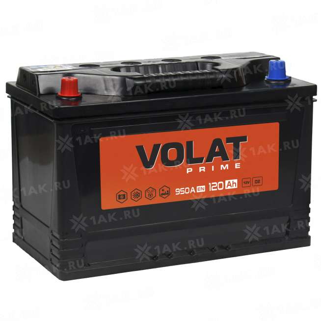 Аккумулятор VOLAT Prime Professional (125 Ah, 12 V) Прямая, L+ D2 арт.VST1251 0