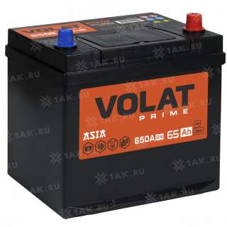 Аккумулятор VOLAT Prime Asia (65 Ah, 12 V) R+ D23 арт.VPA650