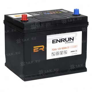 Аккумулятор ENRUN STANDARD Asia (70 Ah, 12 V) L+ D26 арт.ESA701