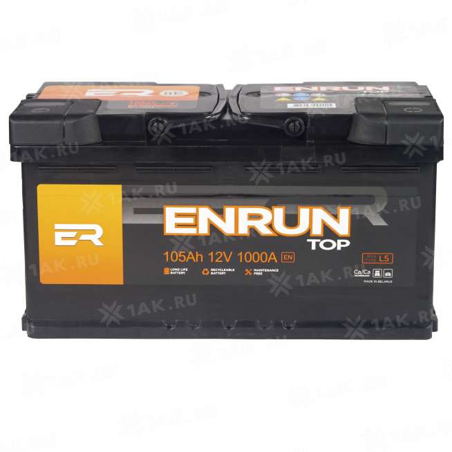 Аккумулятор ENRUN TOP (105 Ач, 12 V) Обратная, R+ L5 арт.ET1050 0