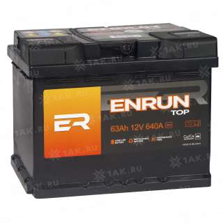 Аккумулятор ENRUN TOP (63 Ah, 12 V) L+ L2 арт.ET631