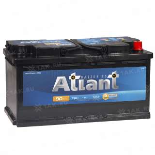 Аккумулятор ATLANT Blue (90 Ah, 12 V) R+ L5 арт.AT900