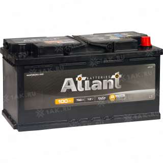 Аккумулятор ATLANT Black (100 Ah, 12 V) Обратная, R+ L5 арт.AB1000