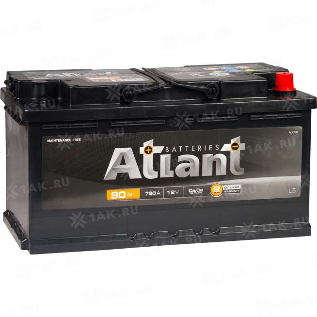 Аккумулятор ATLANT Black (90 Ah, 12 V) Обратная, R+ арт.AB900 7