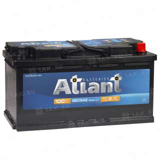 Аккумулятор ATLANT Blue (100 Ah, 12 V) R+ L5 арт.AT1000
