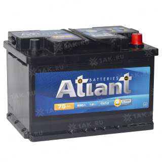 Аккумулятор ATLANT Blue (75 Ah, 12 V) R+ L3 арт.AT750