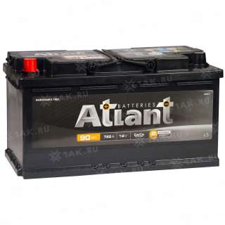 Аккумулятор ATLANT Black (90 Ah, 12 V) L+ арт.AB901