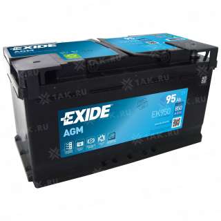 Аккумулятор EXIDE AGM (95 Ah, 12 V) R+ L5 арт.EK950