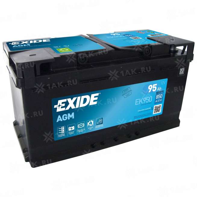 Аккумулятор EXIDE AGM (95 Ah, 12 V) Обратная, R+ L5 арт.EK950 0