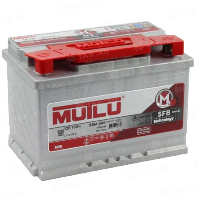 Аккумулятор MUTLU SFB (78 Ah, 12 V) Обратная, R+ L3 арт.L3.78.078.A 0